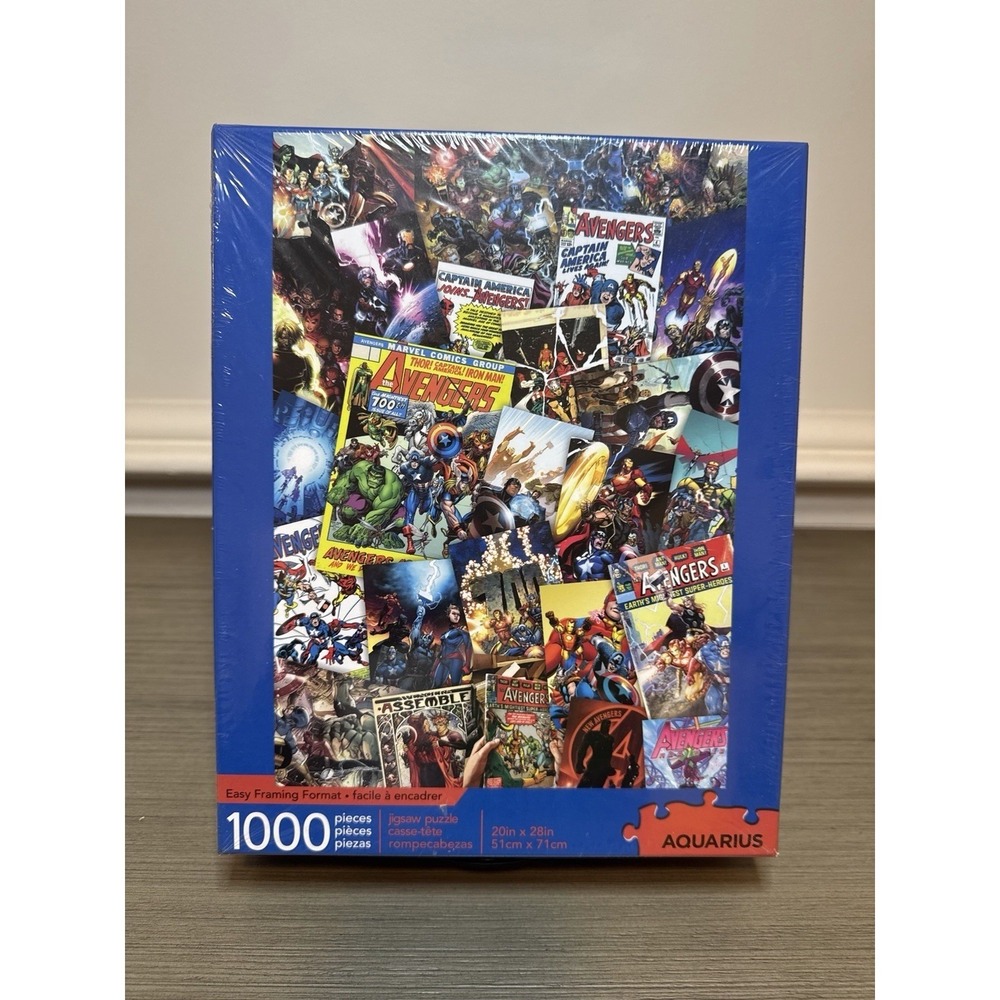 Marvel Avengers Comic 1000 Piece Jigsaw Puzzle Aquarius New Sealed VAULTED